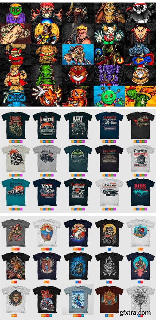 CM - 100 T-Shirt Designs 2037879 CM - 100 T-Shirt Designs 2037879