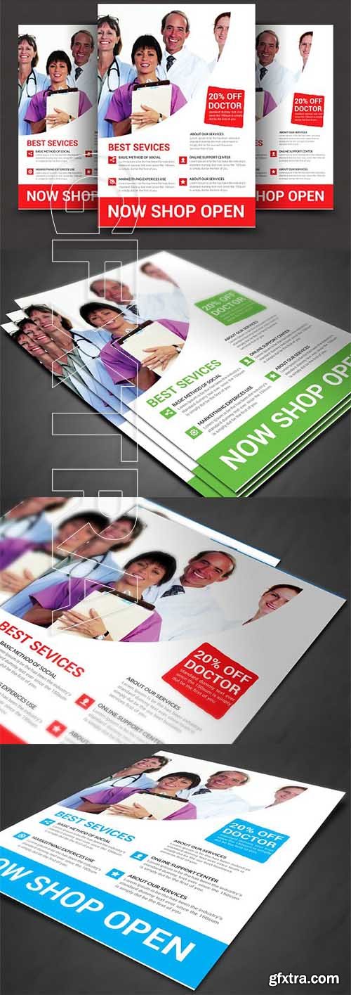 CreativeMarket - Health & Medical Doctors Flyer 2111501