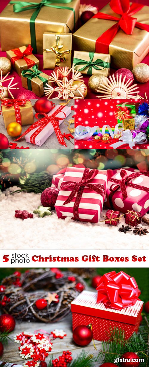 Photos - Christmas Gift Boxes Set 3