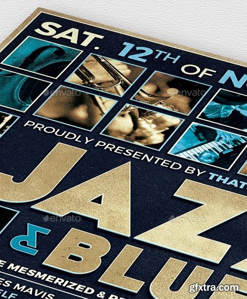 GraphicRiver - Jazz and Blues Flyer Template 17182205