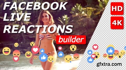 Videohive - Facebook Live Reactions Builder - 21046656