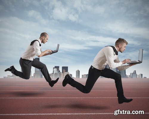 Runner Athlete Running at Seaside 23xJPG