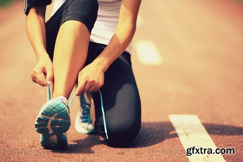 Runner Athlete Running at Seaside 23xJPG