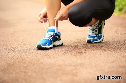 Runner Athlete Running at Seaside 23xJPG