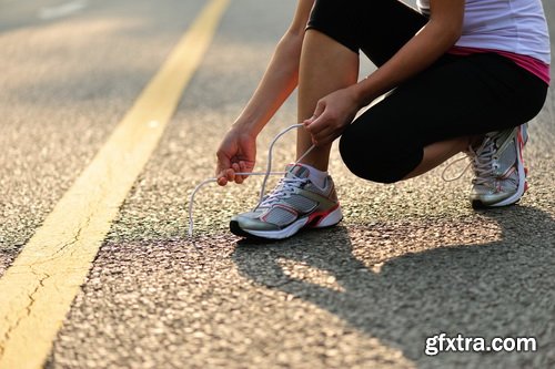 Runner Athlete Running at Seaside 23xJPG