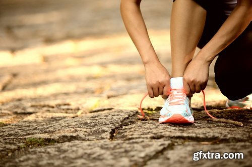 Runner Athlete Running at Seaside 23xJPG