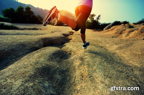 Runner Athlete Running at Seaside 23xJPG