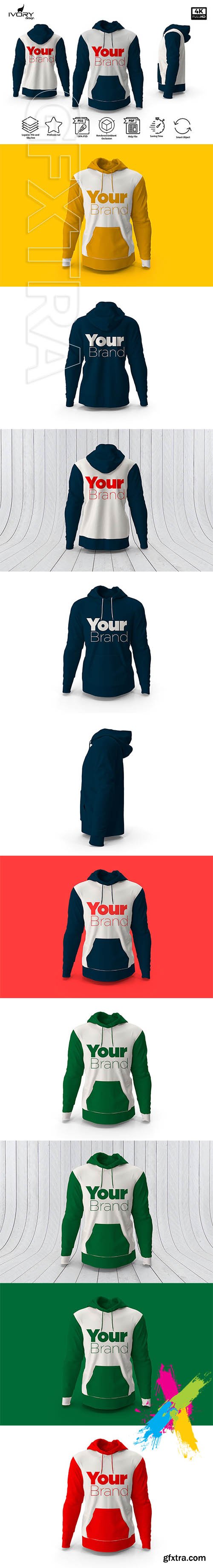 CreativeMarket - Hoodie Mockup 2130121