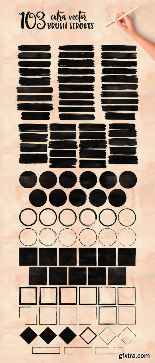 CreativeMarket (AI) Watercolor and Metallic Box 2088153