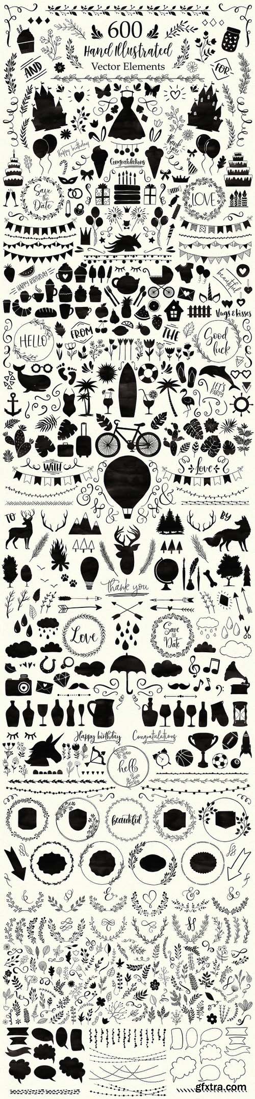 CreativeMarket (AI) Watercolor and Metallic Box 2088153