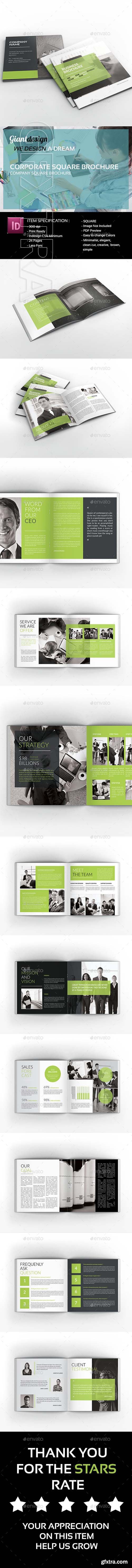 GraphicRiver - Corporate Square Brochure 21070446