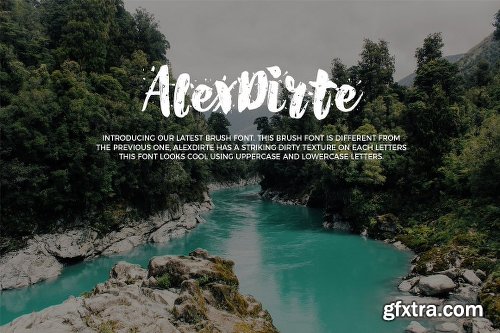 CreativeMarket AlexDirte Brush Font 1908736