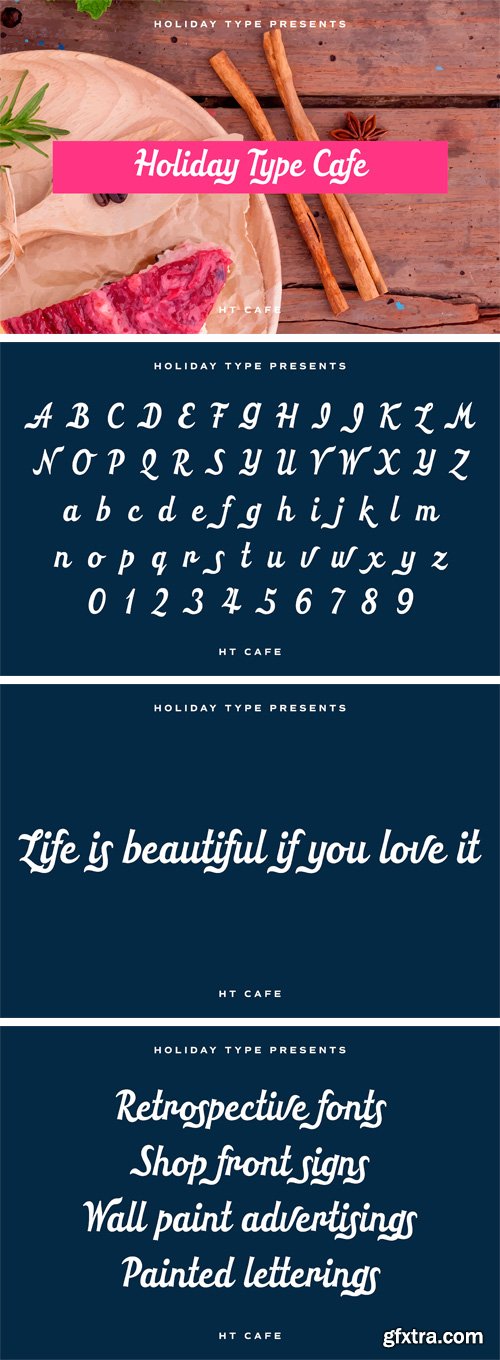 HT Cafe Font