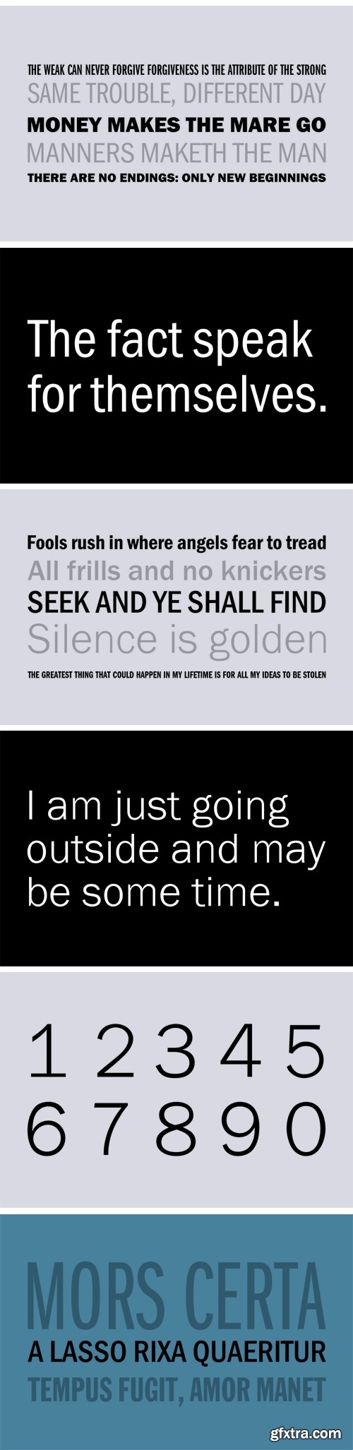 URW Franklin Gothic Font Family » GFxtra