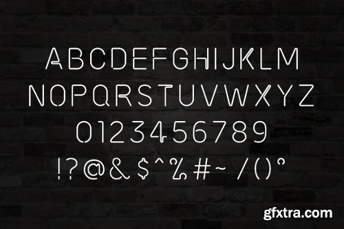 CreativeMarket The Neon Font &amp; Sign Collection 1874128