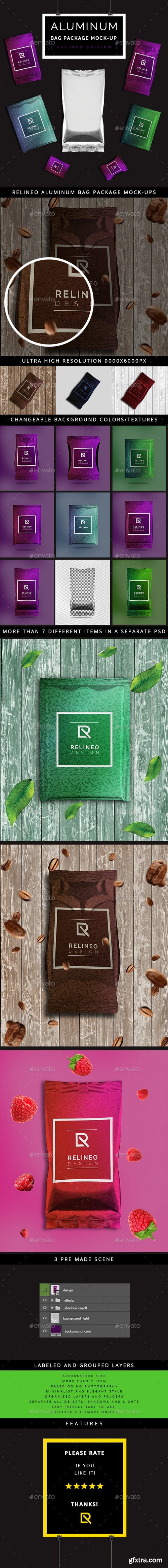 Graphicriver - Aluminium Foil Bag Packaging Mock-up Pack 15952846 Graphicriver - Aluminium Foil Bag Packaging Mock-up Pack 15952846