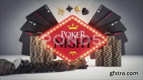 Pond5 - Online Gambling Poker Logo Reveals - 81864504