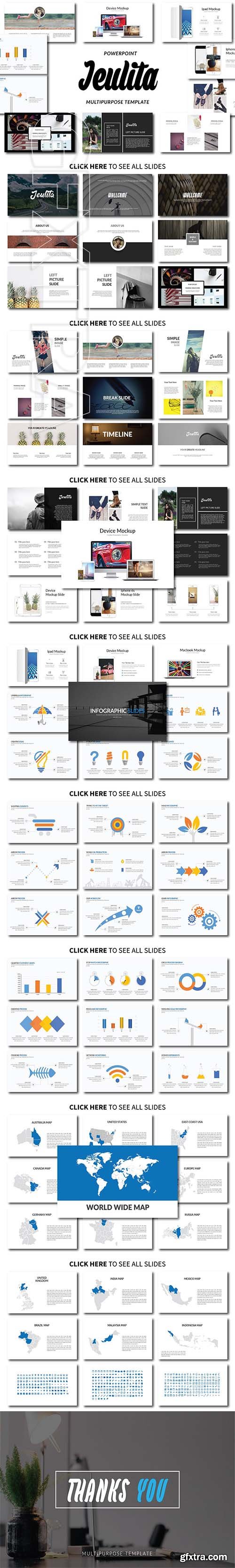 CreativeMarket - Jeulita Powerpoint Template 2129522