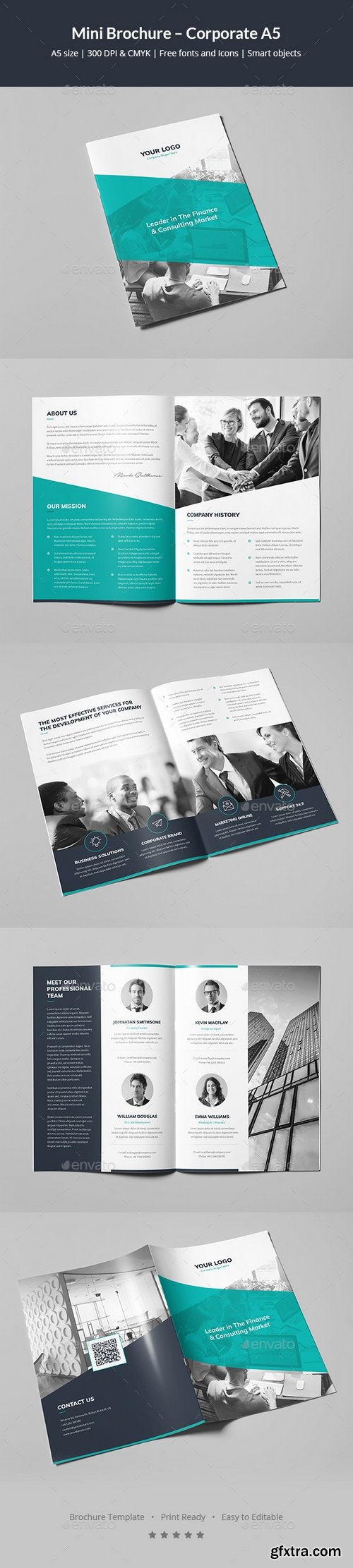 Graphicriver - Mini Brochure &ndash; Corporate A5 21038102
