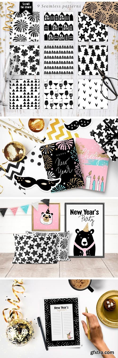 CM - Scandinavian New Year Party Set 2099602