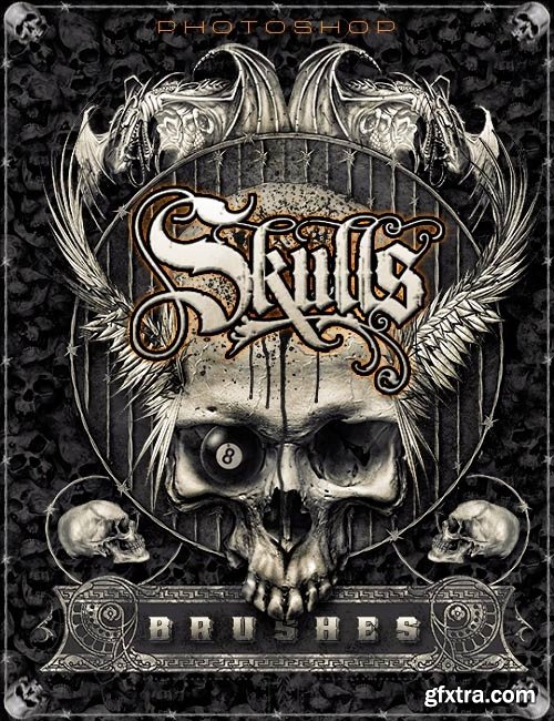 Ron's Skulls PS Brushes