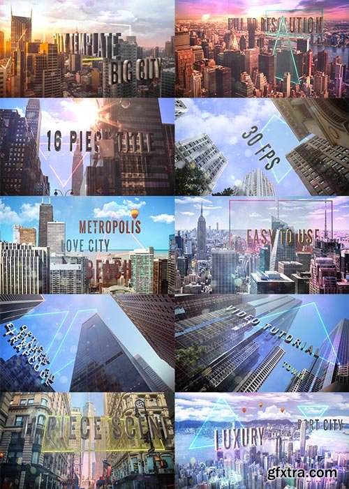 Videohive - Titles of City - 21009157