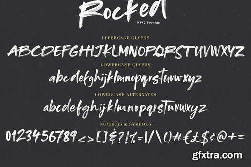 CM - Rocked SVG Font 2133114