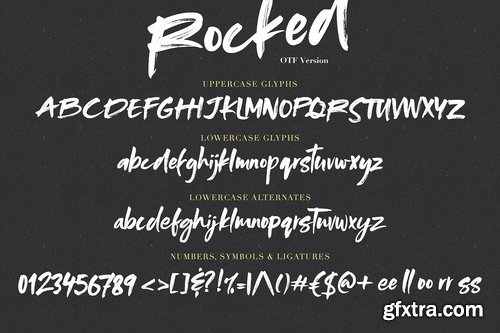 CM - Rocked SVG Font 2133114