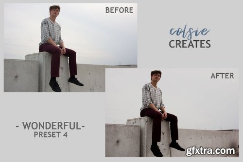 CreativeMarket WONDERFUL - 5 Lightroom Presets 2104526