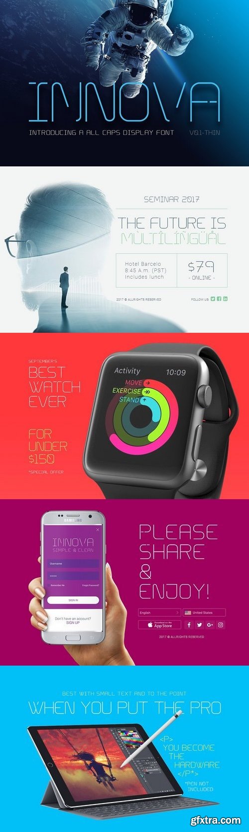 CM - Innova - All Caps Font 1810537