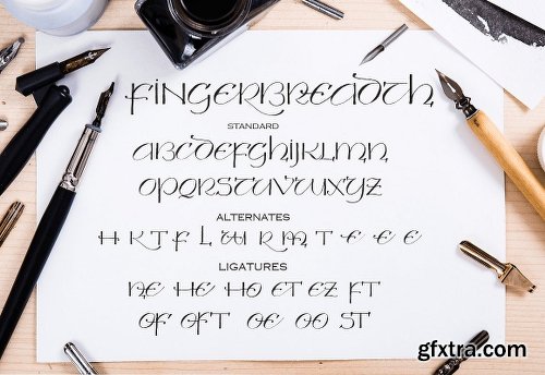 CreativeMarket Fingerbreadth Font 2028411