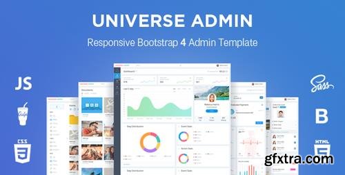 ThemeForest - UniverseAdmin - Powerful & Responsive Bootstrap 4 Admin Template (Update: 17 December 17) - 20926048
