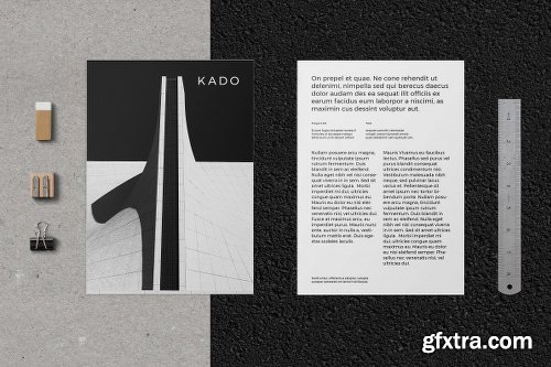 CreativeMarket K A D O Flyer Template 2014905