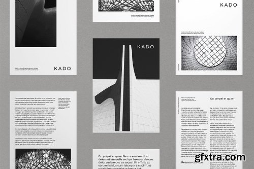 CreativeMarket K A D O Flyer Template 2014905