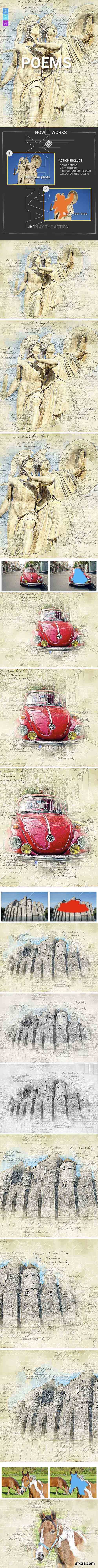 GraphicRiver - Poems Photoshop Action 21122966