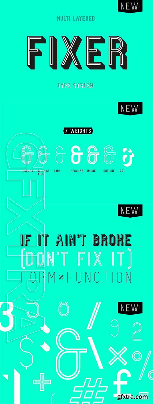 CreativeMarket - Fixer - Family 2146220