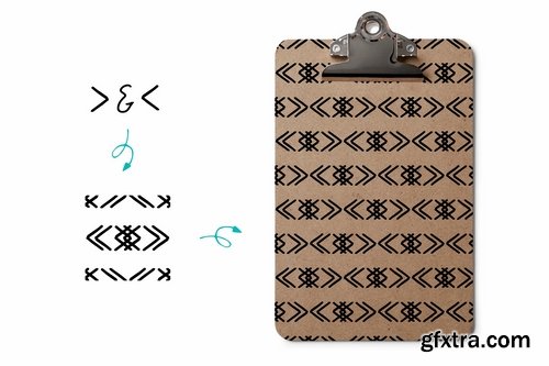 CM - Seamless Patterns - Glyph Set 1 2141824