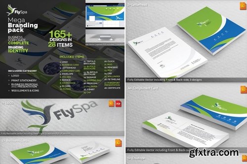 Corporate Identity Mega Branding Pack Corporate Identity Mega Branding Pack