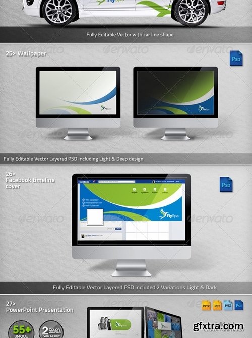 FlySpa Corporate Identity Mega Branding Pack 5298566 FlySpa Corporate Identity Mega Branding Pack 5298566