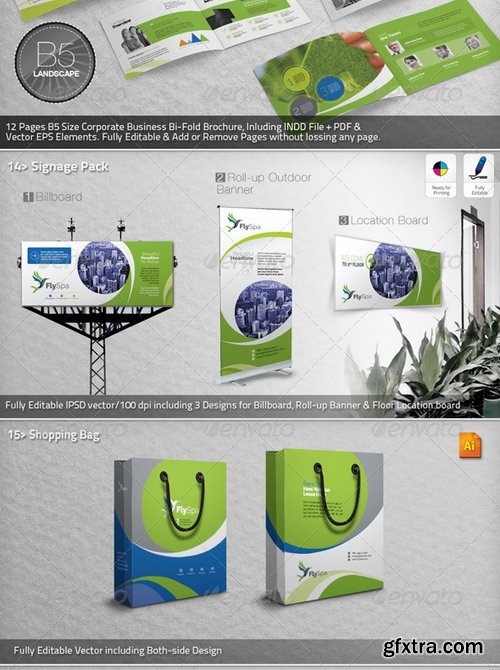 FlySpa Corporate Identity Mega Branding Pack 5298566 FlySpa Corporate Identity Mega Branding Pack 5298566