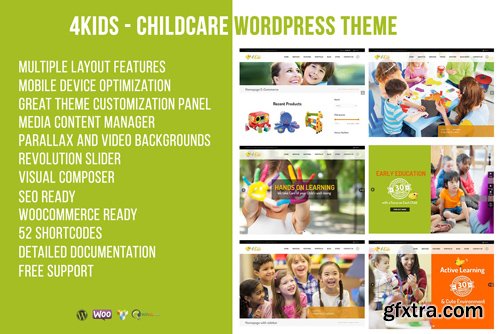 4Kids v1.0 - Childcare Wordpress Theme - CM 2137408