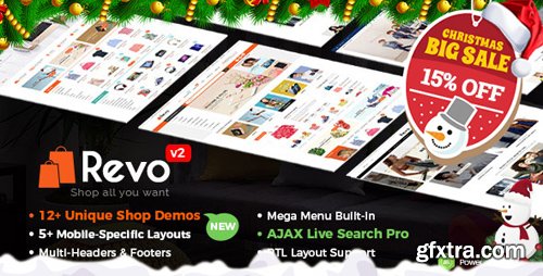 ThemeForest - Revo v2.2.2 - Multi-purpose WooCommerce WordPress Theme (Mobile Layouts Included) - 18276186