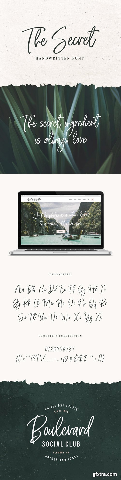 The Secret – Handwritten Font