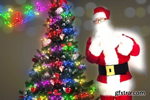 CM - Christmas Lights Photoshop Action 2140451