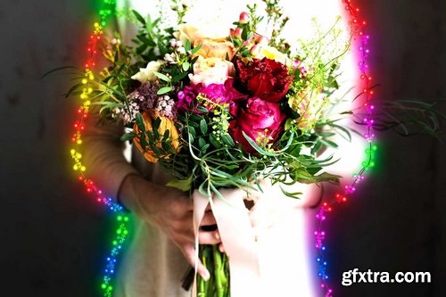 CM - Christmas Lights Photoshop Action 2140451