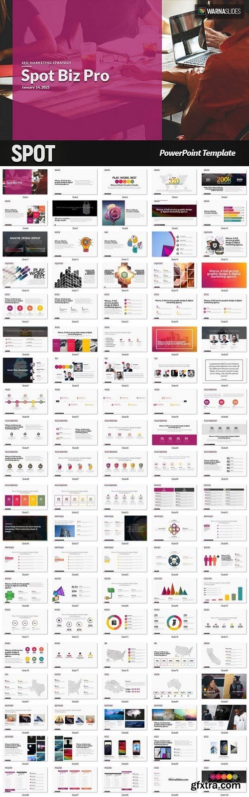 CM - Spot PowerPoint Template 1845007