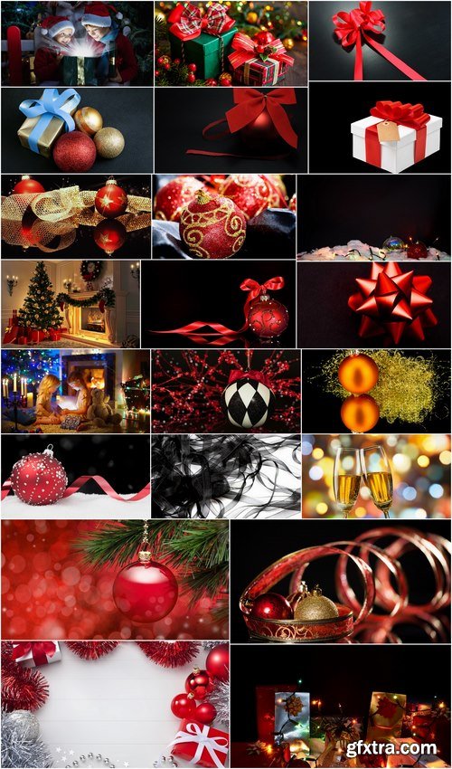 New Years background is tree toy box gift ribbon 23 HQ Jpeg