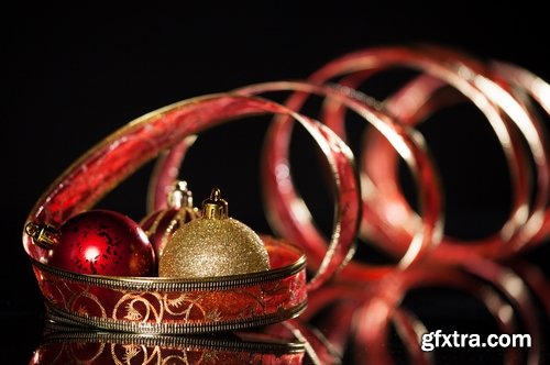 New Years background is tree toy box gift ribbon 23 HQ Jpeg