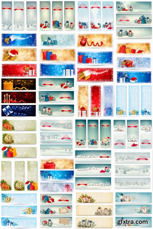 Christmas banners 2-25 Eps