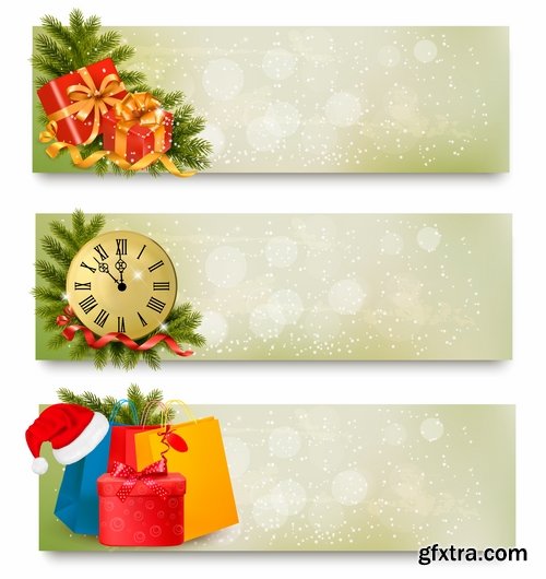 Christmas banners 2-25 Eps